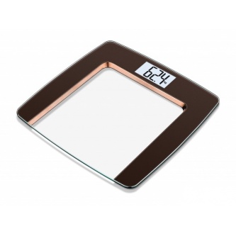 Весы напольные стеклянные Beurer GS490 bronze